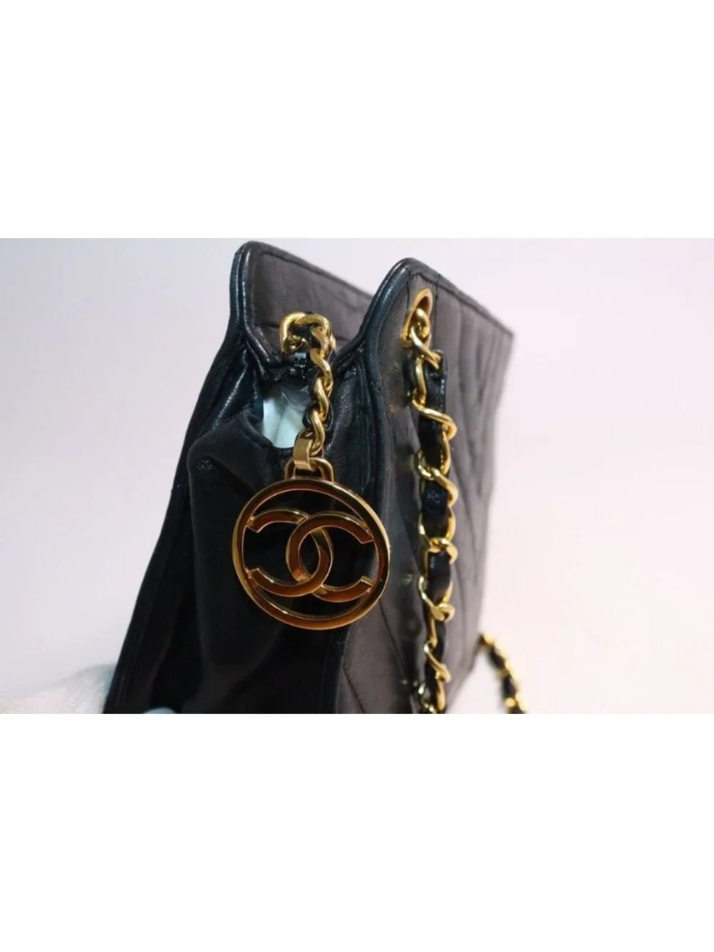 Chanel Quilted Lambskin Shoulder Bag
